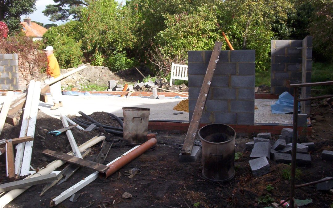 construction of house